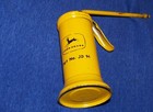 Vintage John Deere Yellow & Black Oil Can Hand Pump Oiler Jd94