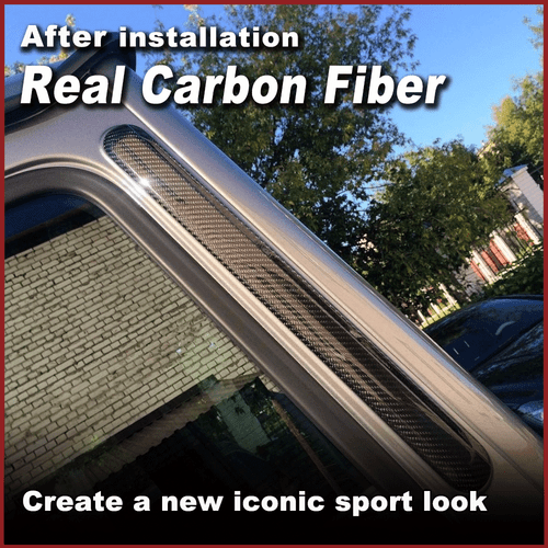For Benz G Class W463 G500 G63 G55 REAL Carbon Side Air Vent Cover C-Pillar - Picture 2 of 9