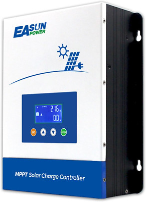  Solar Charge Controller,12V/24V/36V/48V Auto,Max Input 150V LCD Display Regulat