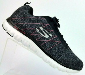 Detalles Acerca De Skechers Skech Gris Tejido De Espuma De Memoria 12633tx Zapatillas Zapatos Con Cordones Para Mujer 10 Mostrar Título Original