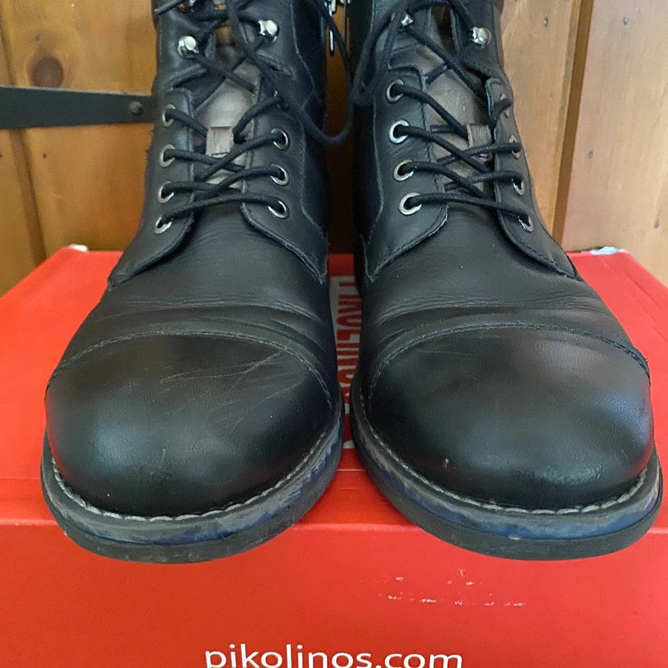 Pikolinos York Botas de Cuero Negro con Cremallera M2M-8170 - Para Hombre UK 7 / EU 41 - Imagen 4 de 4