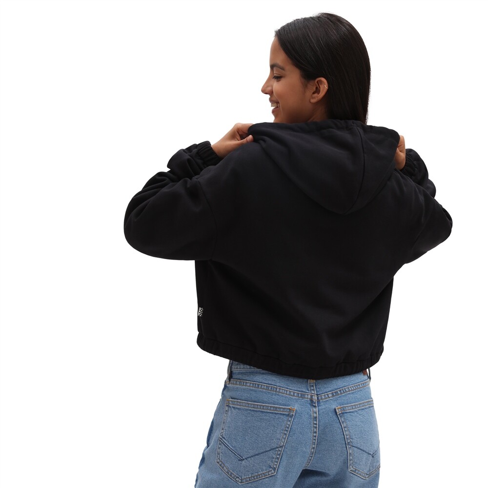 Vans Wmns Vine Crop Hoodie Women black | eBay
