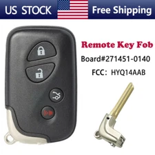 271451-0140 FOR LEXUS IS250 GS300 ES350 SMART REMOTE KEY FOB 4BUTTON HYQ14AAB 