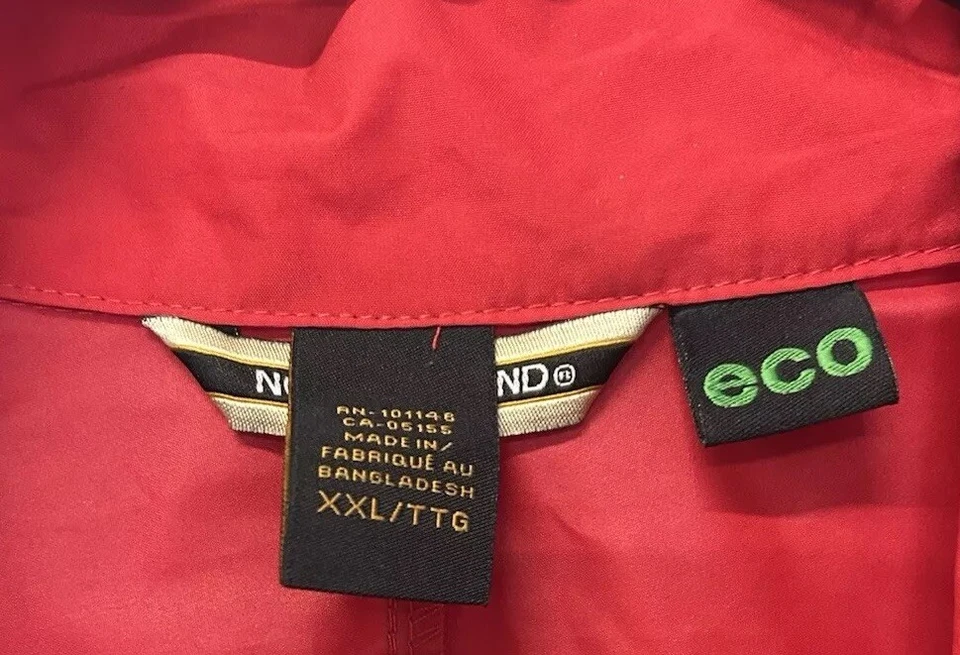 North End Eco Alfa Romeo Racing Jacket Lightweight XXL Red Windbreaker  Zipper - Image 3 of 4