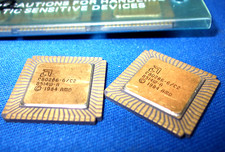 C80286-6/C2 AMD Vintage Rare CPU Gold 68-PIN LCC New 80286 LAST ONES QTY-1