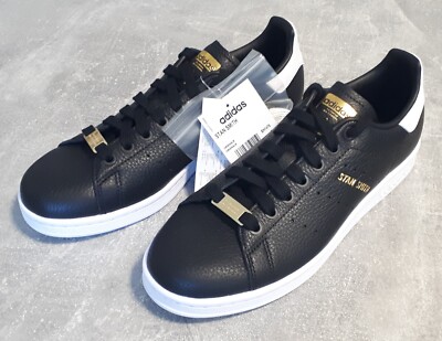 Adidas Stan Smith Originals EH1476 unisex Sneaker Sportschuhe Schwarz Gold Weiß
