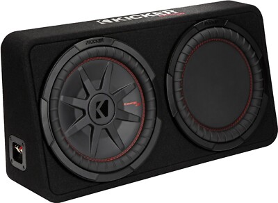 KICKER 48TCWRT122 CAR/TRUCK 12'' COMPRT BOXED SUBWOOFER LOADED ENCLOSURE 2-OHM