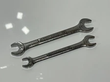 Craftsman Tools USA (NOS, NEW) 2pc VV SAE Open-End Wrench Set Lot, 44579 44572