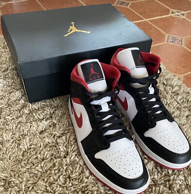NIKE★AIR JORDAN 1 MID★WHITE/BLACK/GYM RED s-l400.jpg