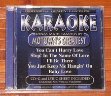 KARAOKE: SONGS MADE FAMOUS MOTOWN'S GREATEST NEW SEALED