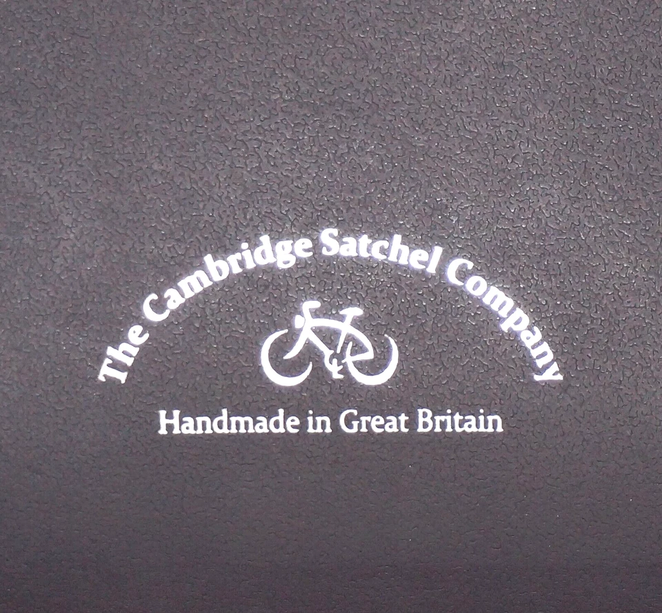 THE CAMBRIDGE SATCHEL CO. Small Gray Leather 5 x 7 Mini Crossbody - Image 3 of 4