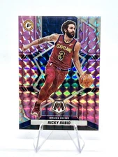 Ricky Rubio 2021-22 PANINI Mosaic Pink Mosaic PRIZM /49 #128 Cavaliers