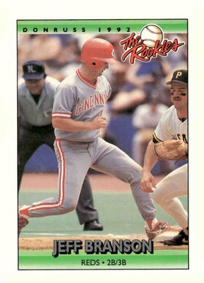 #ad 1992 Donruss The Rookies #13 Jeff Branson $1.39