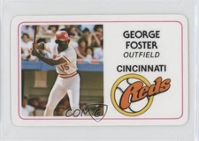 1981 Perma-Graphics/Topps Credit Cards George Foster #125-009