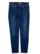 Levi's 311 Blue Dark Wash Mid-Rise Shaping Skinny Denim Jeans Women's 26 X 26