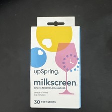 UpSpring Milkscreen Detects Alcohol In Breast Milk Test Strips 30 Count