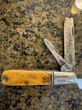 Shapleigh Hardware Co. Diamond Edge 2-Blade Bone Handle One arm blade B321