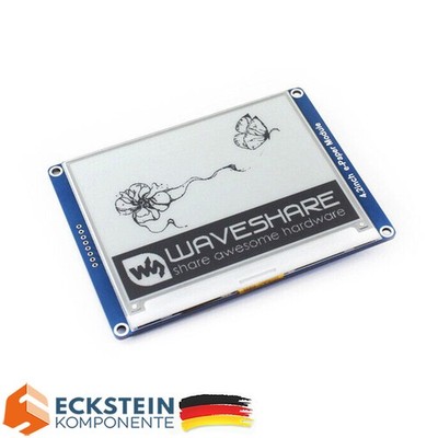 Waveshare 400x300 4.2'' e-Paper e-ink Display Modul SPI für Arduino,Raspberry Pi
