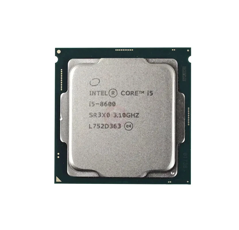 Intel 6 Core i5 8600 CPU Processor for desktop PC LGA 1151 CPU  3.6GHz SR3QU - image 3 of 3