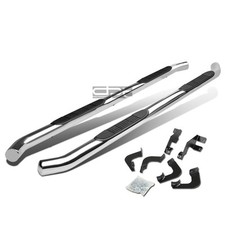 Tabla de correr Fit 05-20 Toyota Tacoma doble cabina cromada 3" escalón lateral barra Nerf