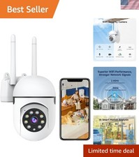 Home Surveillance Camera with Full HD, Night Vision  Alexa Compatibility