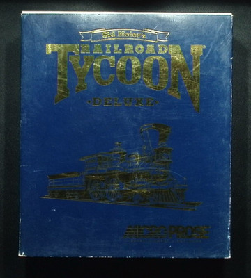 Sid Meier's Railroad Tycoon Deluxe (PC, 1993) - DISKS SEALED - BIG BOX