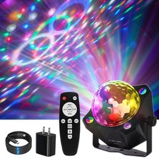 Disco Ball Light  Party Lights Sound Activated LED Strobe Light with Remote