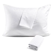 600TC 100% Cotton Pillow Protectors, Standard Size (20x26), 4 Pack, Oeko-TEX ...