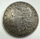 1896 S Morgan Silver Dollar