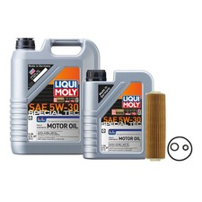 6L Liqui Moly Special Tec LL 5W-30 Mahle Engine Oil Change Kit for W204 C250 L4