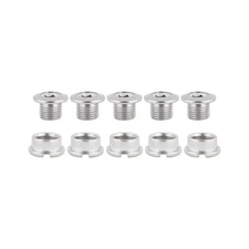 Origin8 Single-Ring Steel Chainring Bolts: CHAINRING BOLT SET OR8 SINGLE STL CP