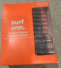 Onn Universal 90W Laptop Charger with 10 Interchangeable Tips 100009089 - LN  