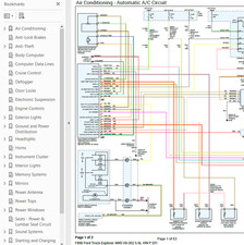 Ford Explorer 1998 Complete Color Wiring Diagram Schematic V8 302 5.0l 4wd Pdf