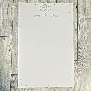 Gartner Studios Save the Date Cards 15 Count White Silver wedding
