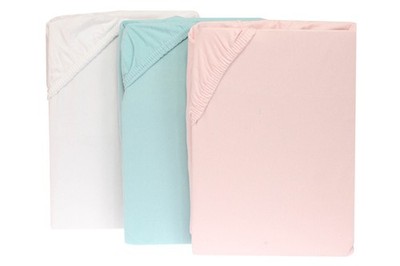 Home Ideas 2x Jersey Spannbetttuch 100% Baumwolle Bettlaken Kinderbett 70x140cm