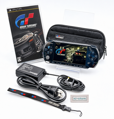 Sony PSP-3000 Console Gran Turismo Limited Region free w/Pouch etc