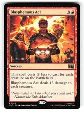 Blasphemous Act #163 (NM) (Non-Foil) (R) (MSC) Magic MTG
