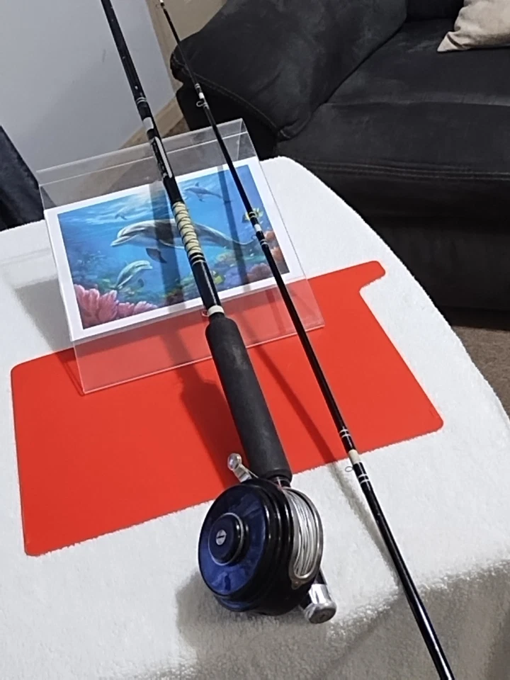fly fishing rod Olympic 7180 8' And Reel Sport King - Image 3 of 4