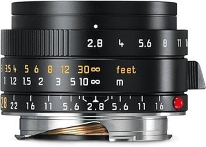 Leica 28mm f2.8 Elmarit-M ASPH Photography Camera Lens