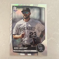 Kris Bryant Silver Foil Refractor 2023 Topps Big league baseball Colorado