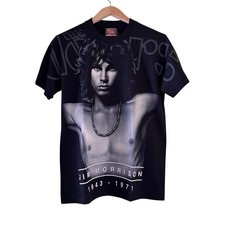The Doors Jim Morrison 1943-1971 Memorial T-Shirt AOP Single Stitch REPRINT Sz M