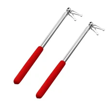 Anley 2 Pack 4 Ft Telescopic Handheld Flagpoles Extendable Collapsable Flag Pole