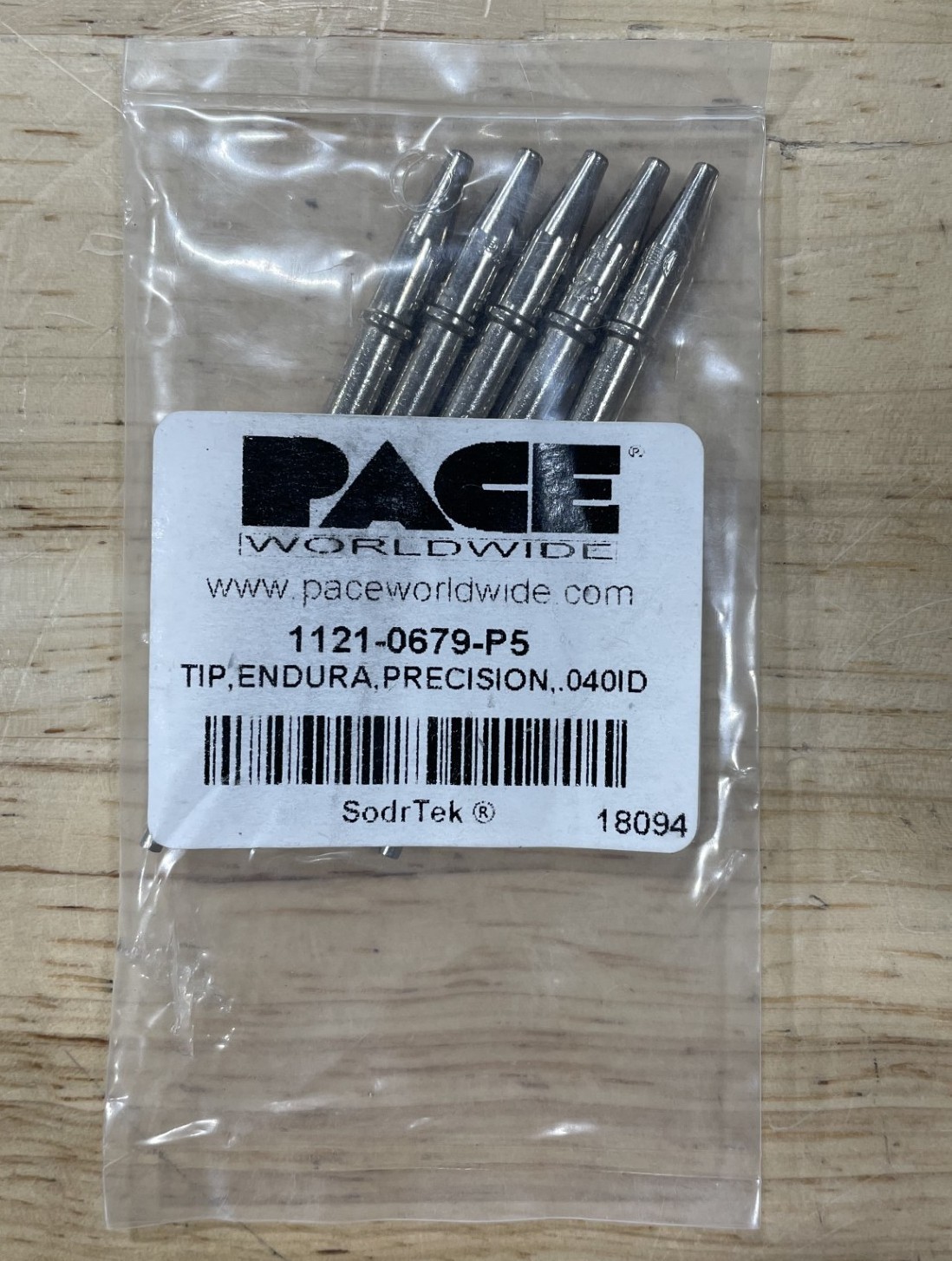 Pace 1121-0679-P5 Desoldering Tip, 0.40", Endura Precision, ThermoDrive, PK/5
