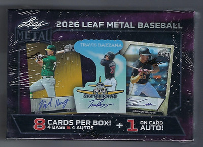 2026 Leaf Metal Baseball Factory Sealed Hobby Box