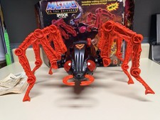 Vintage 1984 MOTU Spydor Evil Stalker Mattel Working w/ Box Instructions