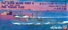 NEW Pit-Road (SKYWAVE) FFG-7 O.H. PERRY Frigate and PHM-1 PEGASUS Missile Ship