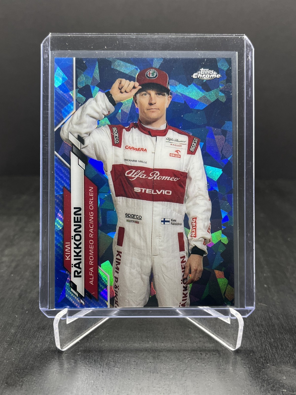 2020 Topps Chrome Sapphire Formula 1 F1 Kimi Raikkonen Portrait #15 (A)