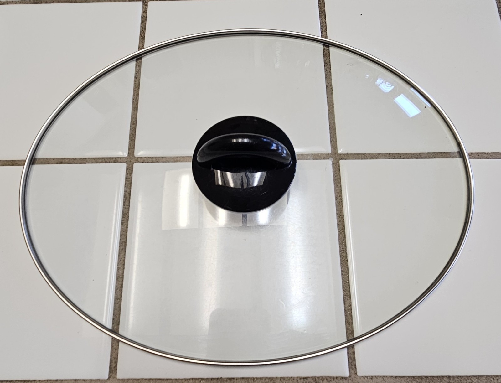 Oval Glass Lid 7 Quart Replacement for Crock Pot 7Qt Slow Co