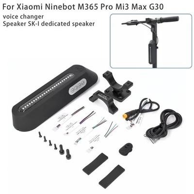 Voice Changer Speaker for Xiaomi M365/Pro/Mi3/for Ninebot Max G30 G30D E-Scooter