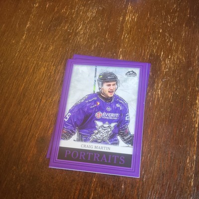 CRAIG MARTIN PORTRAIT MANCHESTER STORM SERIE 2 HOCKEY TRADING CARD